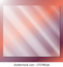 transparent glass on a color background vector