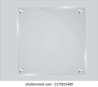 transparentes Glasplatten-Vektormaterial
