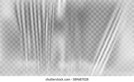 Transparent Glossy Polyethylene Plastic Warp. EPS10 Vector