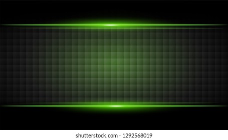 Transparent glow light effect.Circle green shiny illuminated . Glowing light round frame. Suitable for product advertising, product design, and other. Vector 