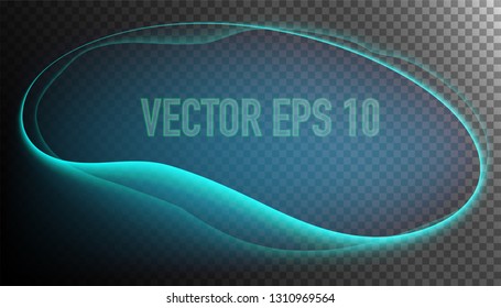 Transparent glow light effect.Neon glowing lines, abstract background wallpaper design with space for your text , vector illustration