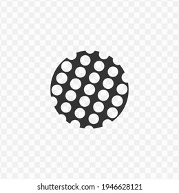 Transparent Golfball Icon Png, Vector Illustration Of An Golfball Icon In Dark Color And Transparent Background(png)