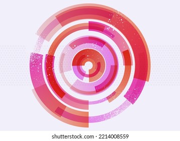 Transparent gradient abstract colorful circles composition background. Vector illustration. Eps10.