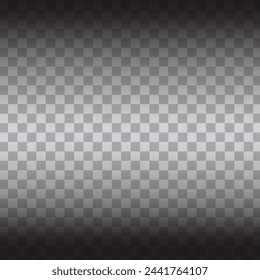 Transparent gradient overlay. Fading checkerboard design. Vector background. EPS 10.