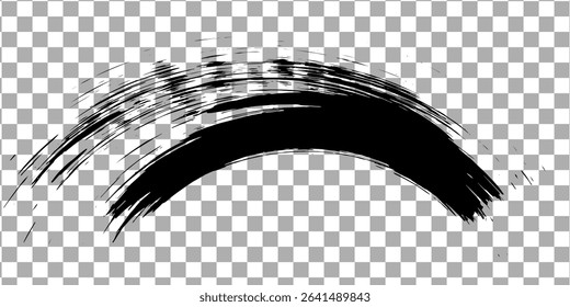 Transparent graphic design element, abstract circles. Connected round shapes for corporate identity. Company logo.