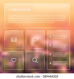 Transparent Graphic Frame Design
