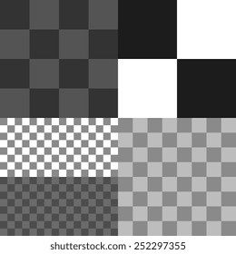 transparent grid, monochrome seamless background pattern, vector illustration