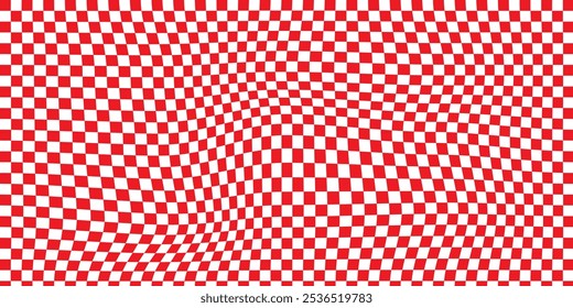 transparent grid seamless pattern background, checkboard background , red background vector.