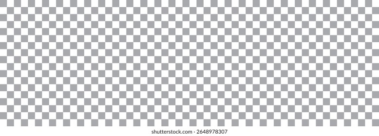 Transparent grid seamless pattern background. Grey and white checkboard background. Abstract checkered chessboard. Vector element. Trippy checkerboard background. Retro psychedelic checkered wallpaper