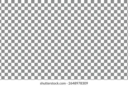 Transparent grid seamless pattern background. Grey and white checkboard background. Abstract checkered chessboard. Vector element. Trippy checkerboard background. Retro psychedelic checkered wallpaper