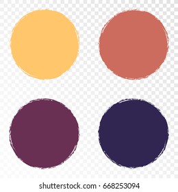 Transparent - Grunge circle vector illustration eps 10.
