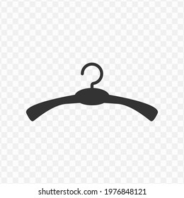 Transparent hanger icon png, vector illustration of an hanger icon in dark color and transparent background(png).