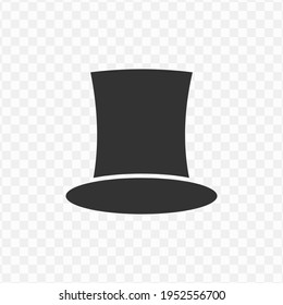 Transparent hat icon png, vector illustration of an hat icon in dark color and transparent background(png)