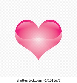 Transparent Heart Vector