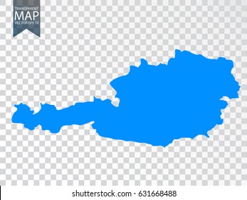 Transparent Map High Detailed Blue Map Stock Vector (Royalty Free ...