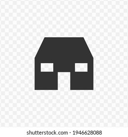 Transparent Home Icon Png, Vector Illustration Of An Home Icon In Dark Color And Transparent Background(png)