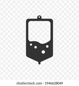 Transparent infusion icon png, vector illustration of an infusion 
 icon in dark color and transparent background(png)