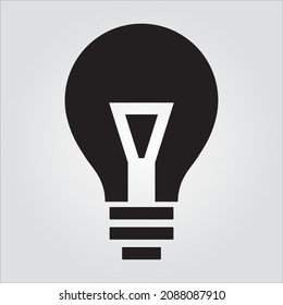 Transparent Isolated Bulb Lamp Icons and Illustration For Multi-Purpose Application with Scalable Vector Graphics