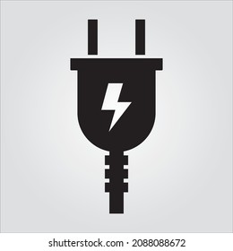 Transparent Isolated Electric Plug Icons and Illustration For Multi-Purpose Application with Scalable Vector Graphics