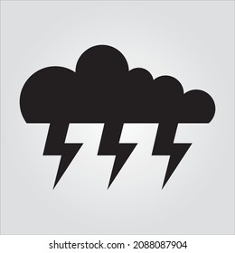 Transparent Isolated Thunder Bolt Icons And Illustration For Multi-Purpose Application With Scalable Vector Graphics