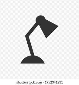 Transparent Lamp Icon Png, Vector Illustration Of An Lamp Icon In Dark Color And Transparent Background(png)