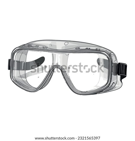 Transparent lenses design over white Stock photo © 