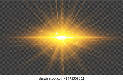transparent light flare effect background design
