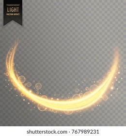 transparent light streal golden effect background