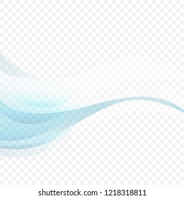Transparent lines. Blue, white. Design elements. Transparent background. Abstraction.