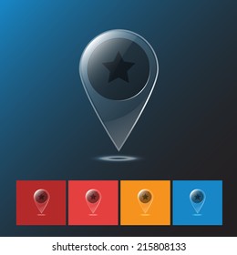 Transparent Location Signs