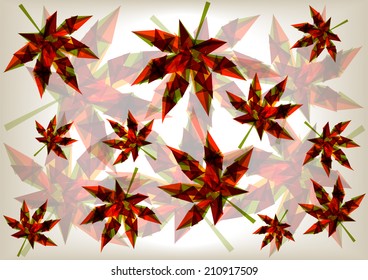 transparent maple leaves background