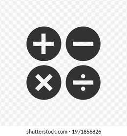 
Transparent mathematics icon png, vector illustration of mathematics in dark color and transparent background(png).