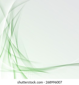 Transparent modern green border certificate. Vector illustration