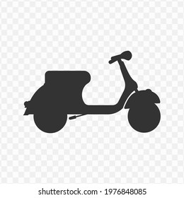 Transparent motorcycle icon png, vector illustration of an motorcycle icon in dark color and transparent background(png).