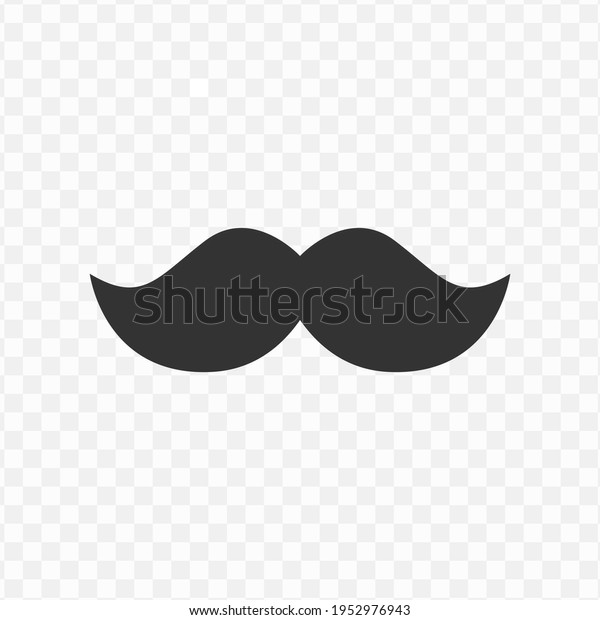 Transparent Mustache Icon Png Vector Illustration Stock Vector (Royalty ...