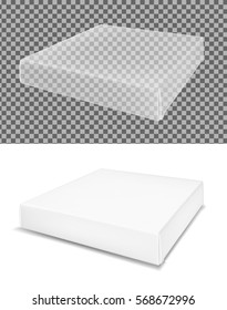 Transparent package for cosmetics, food and medicine