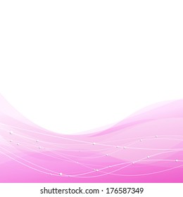 Transparent Pink Swoosh Background Vector Illustration Stock Vector ...