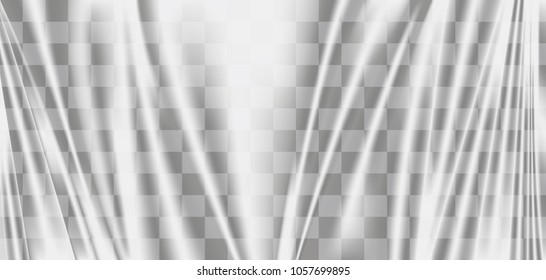 a transparent plastic warp background texture vector