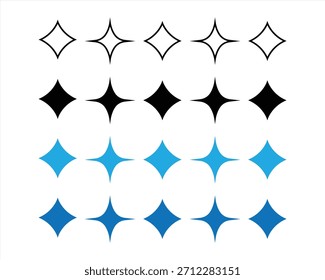 PNG transparente disponible
La IA generó íconos de estrellas colección. Símbolo de chispa de inteligencia artificial. Cerebro digital, medios, multimedia, elemento de Botones para App, Sitio web y señales de interfaz.