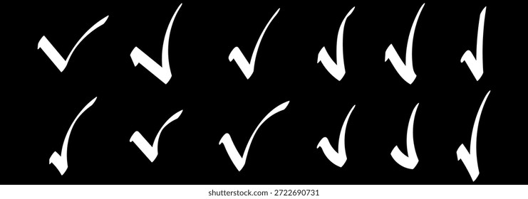 PNG transparente disponible
Marca de verificación dentro de un icono de silueta cuadrada que representa la confirmación y la finalización
