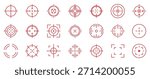 Transparent PNG available
Target and aim icon set, crosshair, bullseye vector, precision, accuracy, and focus icon for aiming, archery, shooting, or navigation
