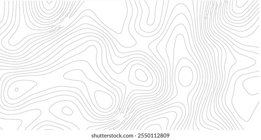 Mapa de línea topográfico PNG transparente. Diseño moderno con fondo blanco con diseño de patrón ondulado topográfico.	