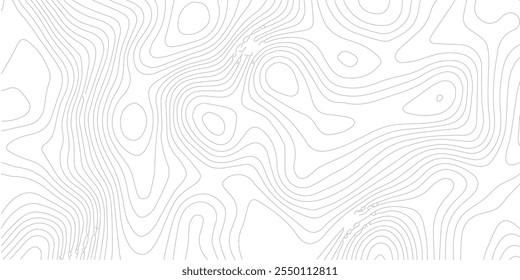 Mapa de línea topográfico PNG transparente. Diseño moderno con fondo blanco con diseño de patrón ondulado topográfico.	