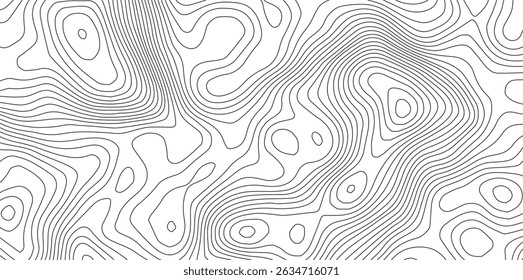 Mapa de linhas topográficas PNG transparente. Design moderno com fundo branco com mapa topográfico plano de fundo mapa geográfico mapa de linha. Design moderno com fundo branco com padrão ondulado topográfico