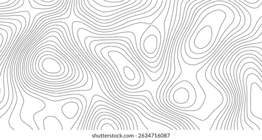 Mapa de linhas topográficas PNG transparente. Design moderno com fundo branco com mapa topográfico plano de fundo mapa geográfico mapa de linha. Design moderno com fundo branco com padrão ondulado topográfico