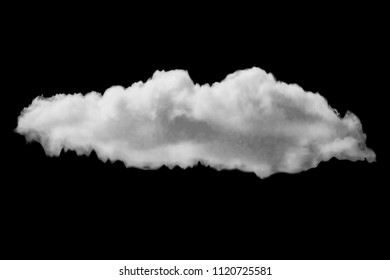 A transparent realistic cloud on a black background can be applied to any background and used as a layer mask.