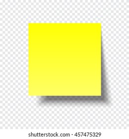 Efecto de sombra de papel realista transparente. Banner web. Elemento para publicidad y mensaje promocional aislado en fondo transparente. Ilustración de vector abstracta para su diseño y negocio