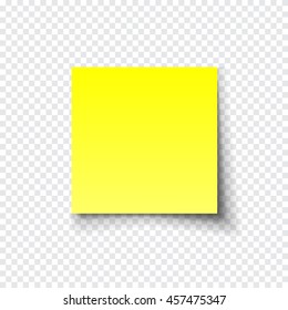 Transparent realistic paper shadow effect. Web banner. Element for advertising and promotional message isolated on transparent background. Abstract vector illustration for your design and business