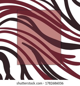 A transparent rectangle lies on the striped background.