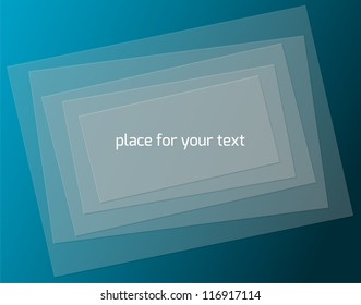 Transparent rectangles, background illustration